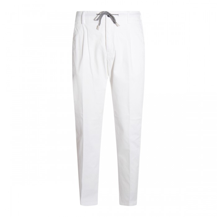WHITE COTTON PANTS