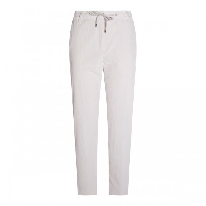 WHITE COTTON PANTS