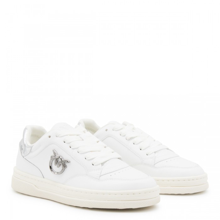 WHITE AND SILVER SNEAKERS 2