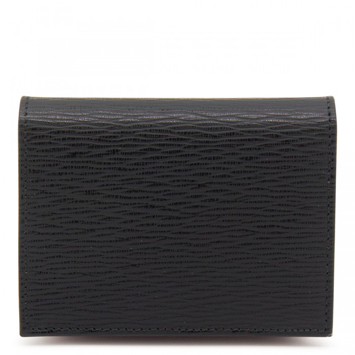 BLACK LEATHER CARD HOLDER 2