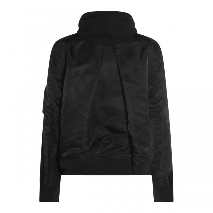 BLACK COTTON SWEATSHIRT 2