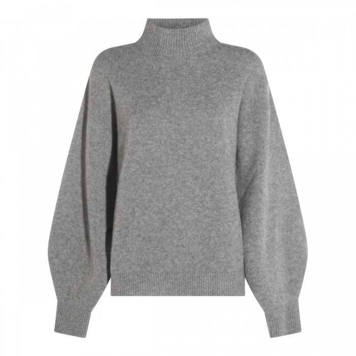 GREY WOOL KNITWEAR