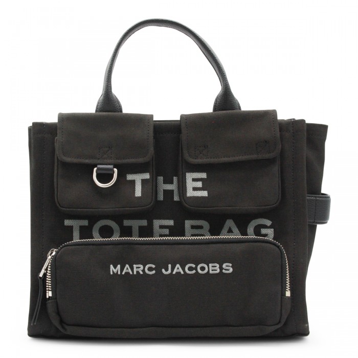 BLACK MEDIUM TOTE