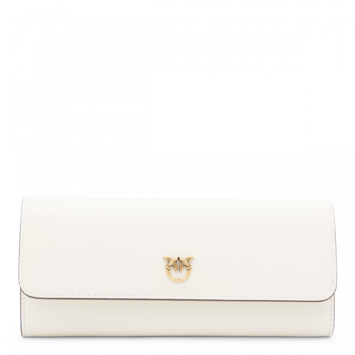 WHITE LEATHER CROSSBODY BAG