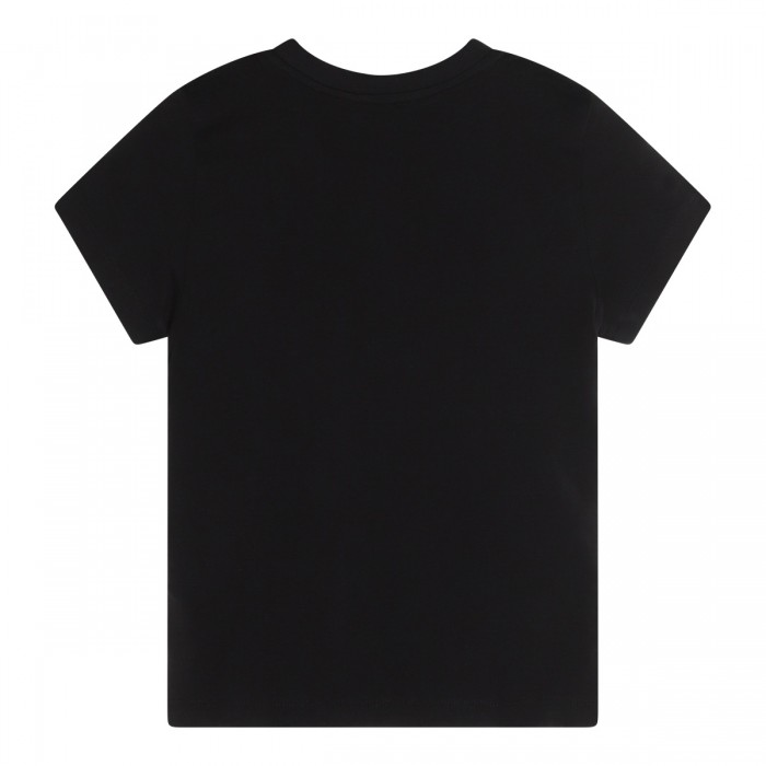 BLACK COTTON T-SHIRT