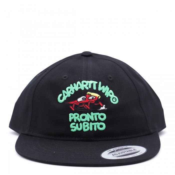 BLACK COTTON BASEBALL HAT