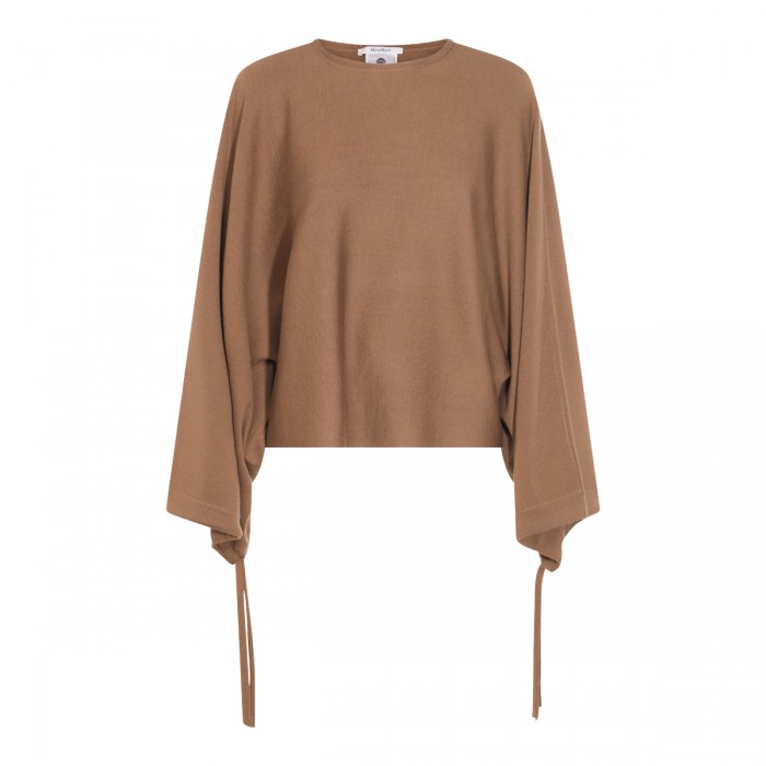 BEIGE WOOL KNITWEAR