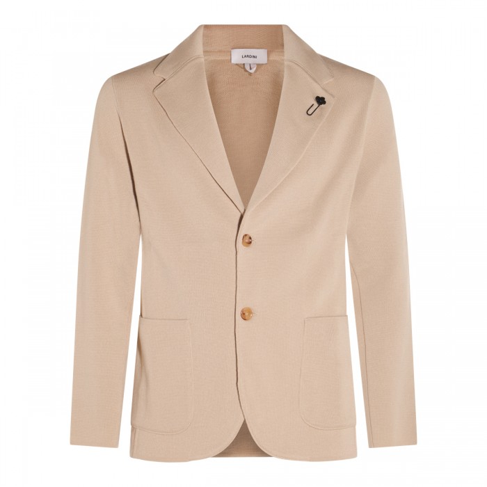BEIGE WOOL KNITWEAR