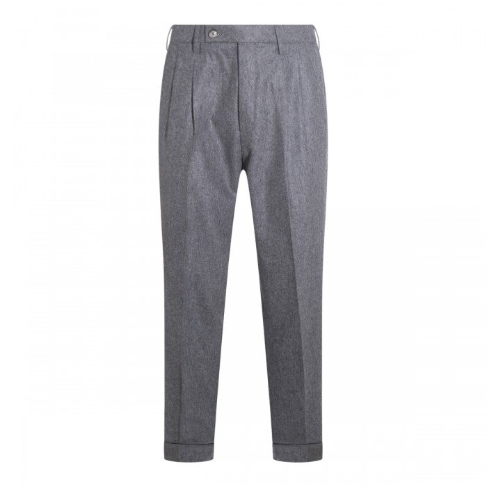 GREY WOOL PANTS