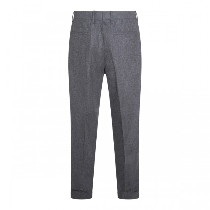 GREY WOOL PANTS 2