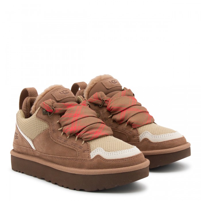BEIGE LEATHER SNEAKERS 2