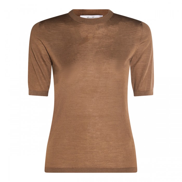 CAMEL GERICO WOOL KNITWEAR