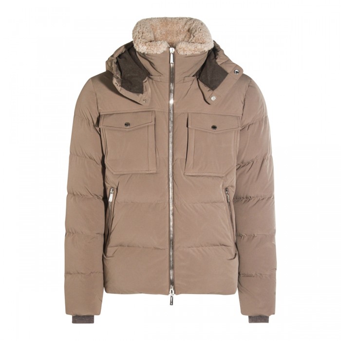 BEIGE ALARICK DOWN JACKET