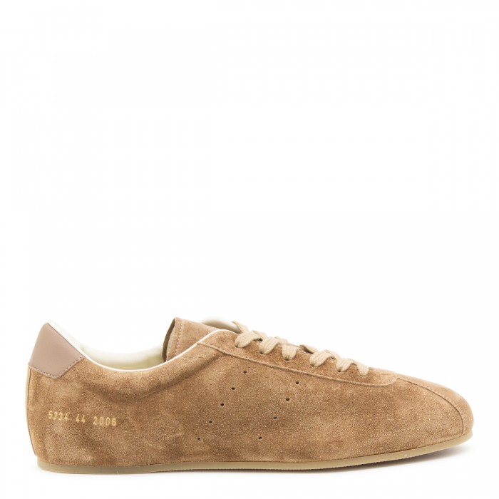 TAUPE LEATHER SNEAKERS
