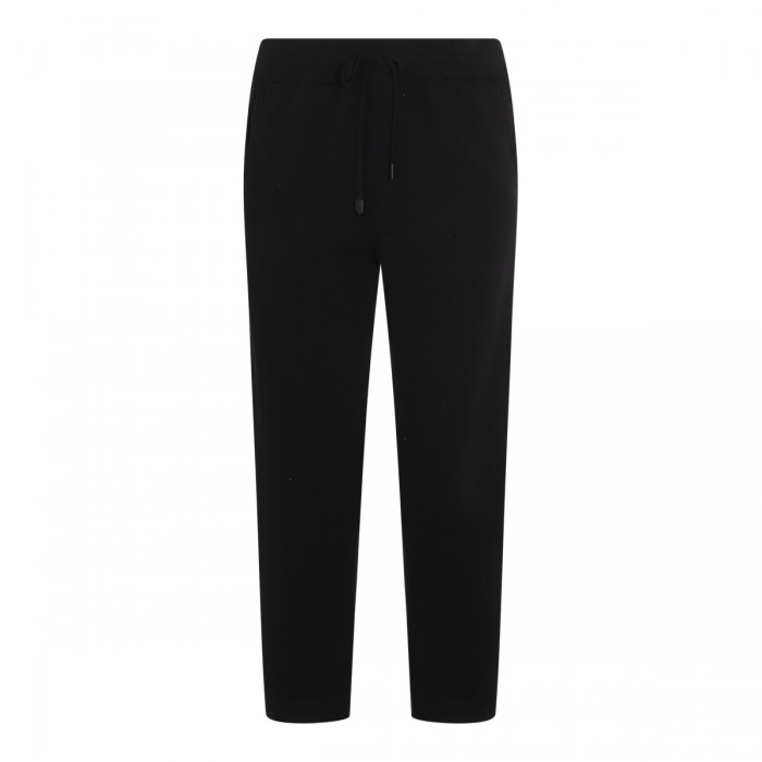 BLACK WOOL PANTS