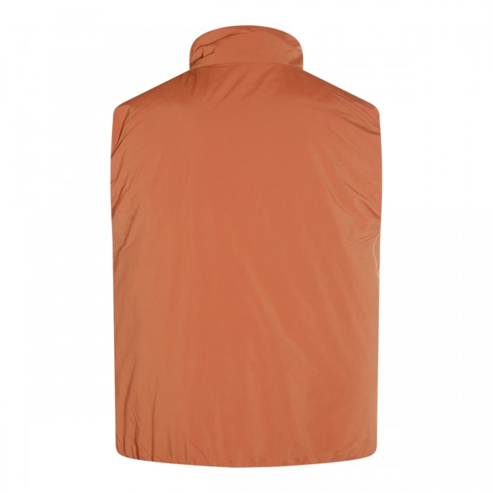 ORANGE NYLON CASUAL JACKET 2