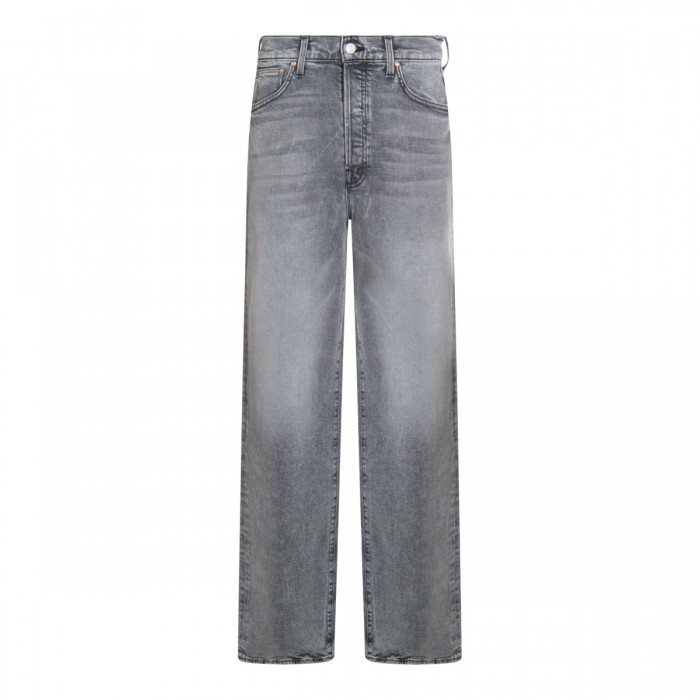 GREY COTTON JEANS