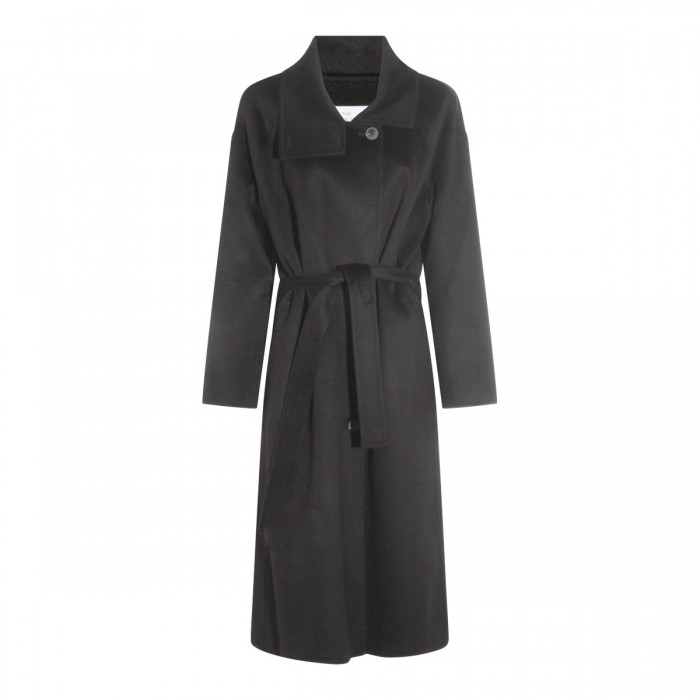 DARK GREY WOOL COAT