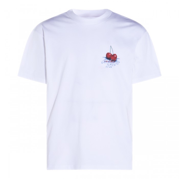 WHITE COTTON T-SHIRT