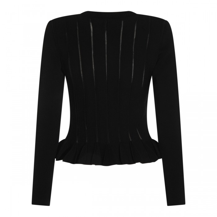 BLACK VISCOSE KNITWEAR 2