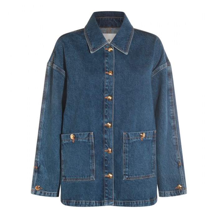 BLUE COTTON DENIM JACKET