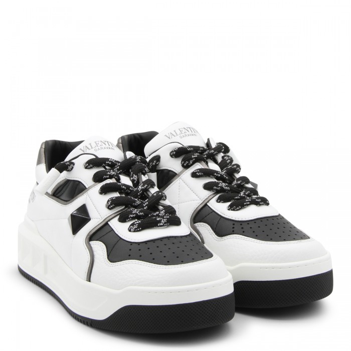 WHITE AND BLACK LEATHER... 2