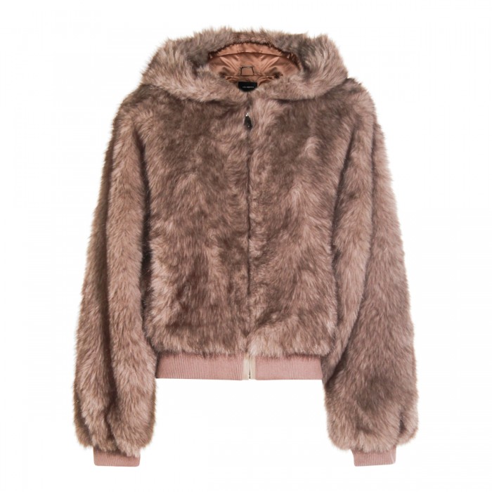 BEIGE FUR JACKET