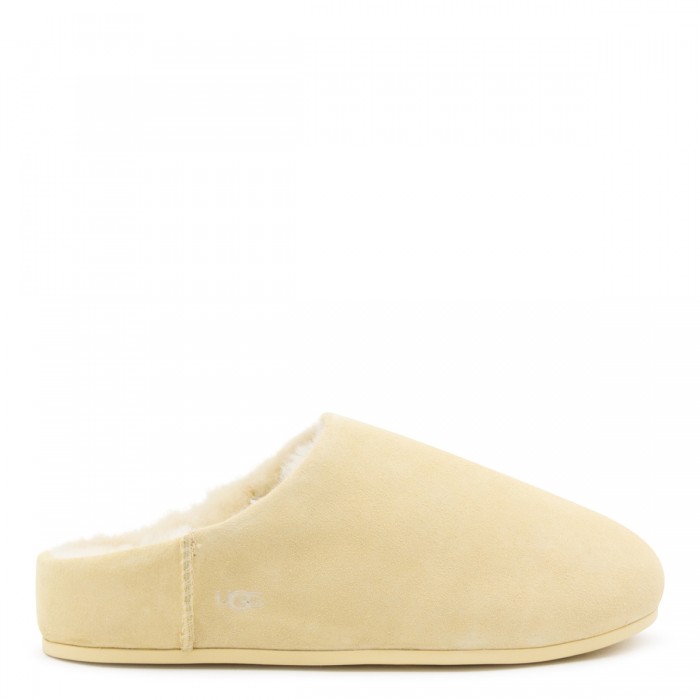 LIGHT BEIGE ELEA SLIP ON FLATS