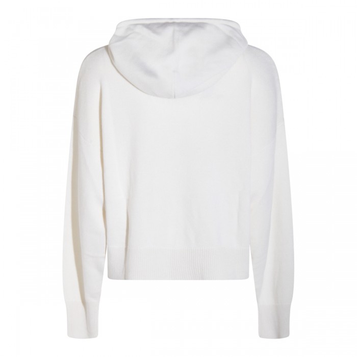 WHITE MANLIO WOOL SWEATSHIRT 2