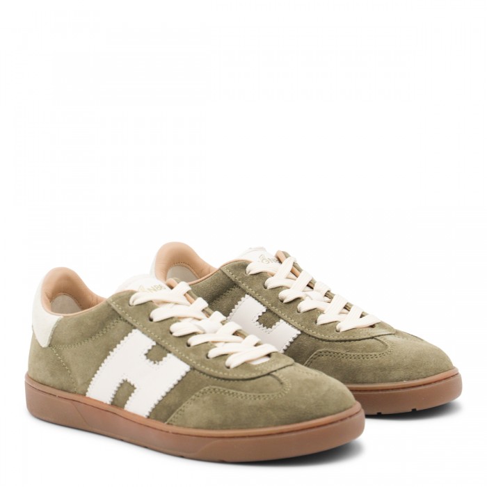 GREEN LEATHER SNEAKERS 2
