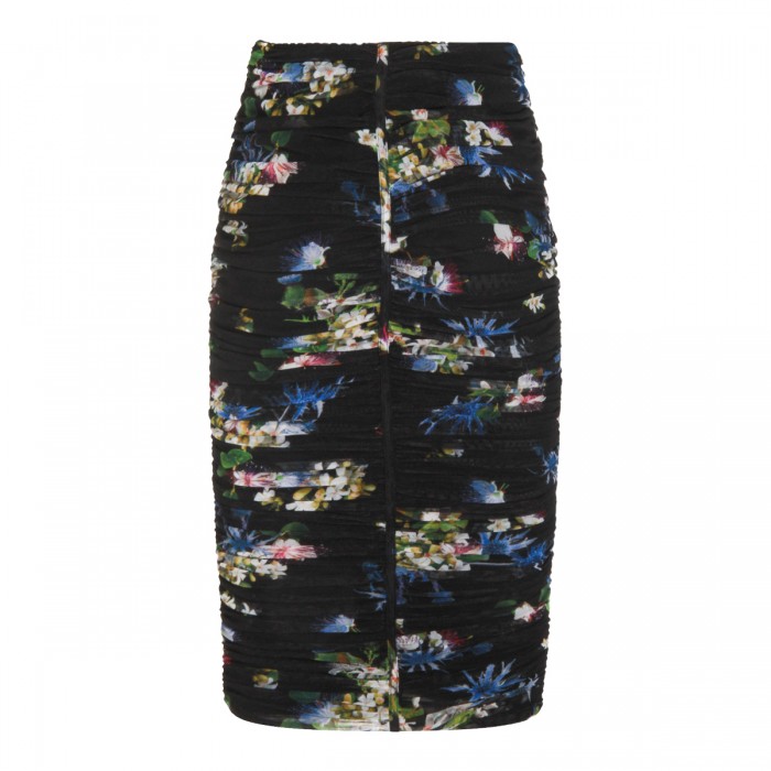 BLACK MIDI SKIRT 2