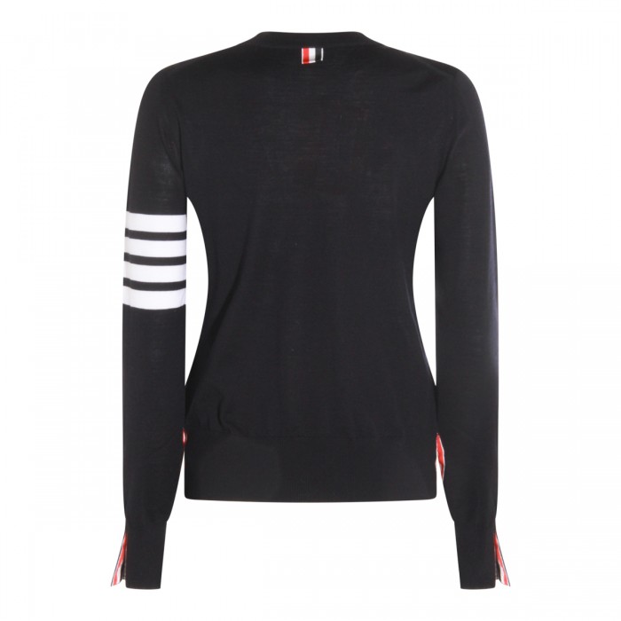 DARK BLUE WOOL KNITWEAR 2