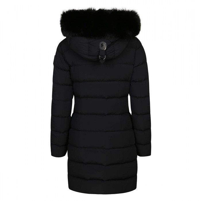 BLACK NYLON DOWN JACKET 2