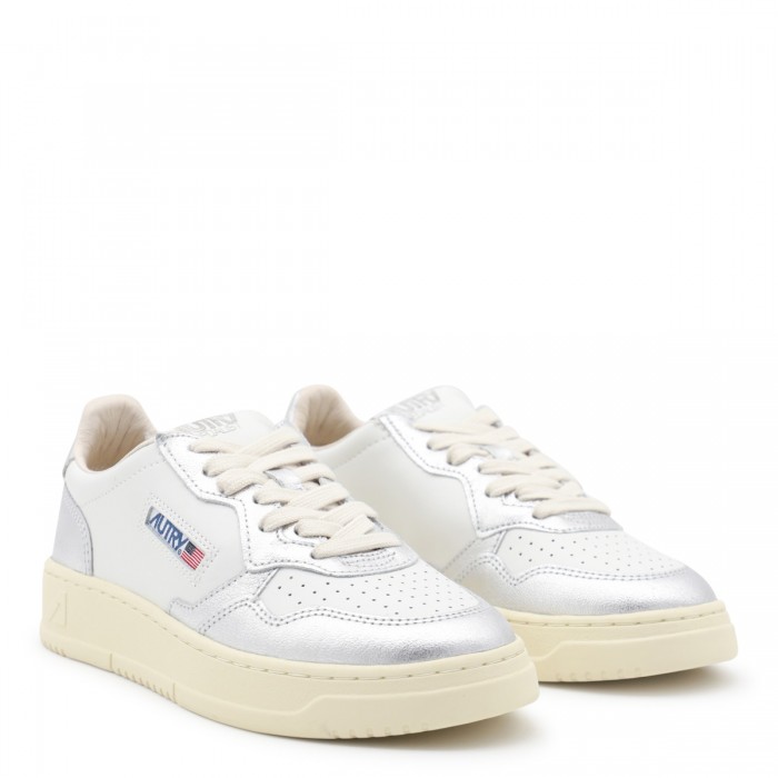 WHITE AND SILVER LEATHER... 2