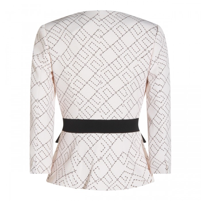 WHITE AND BLACK BLAZER 2