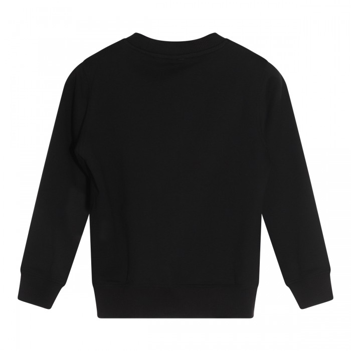 BLACK COTTON SWEATSHIRT 2