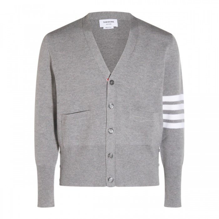 GREY WOOL KNITWEAR