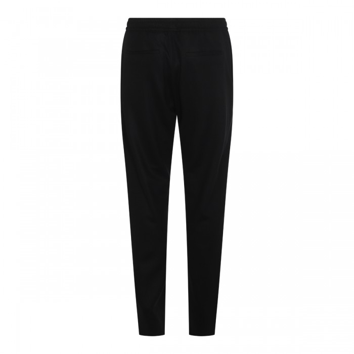 BLACK WOOL PANTS 2
