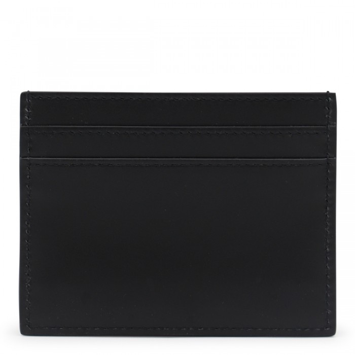 BLACK LEATHER CARD HOLDER 2
