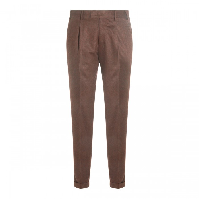 BROWN WOOL PANTS