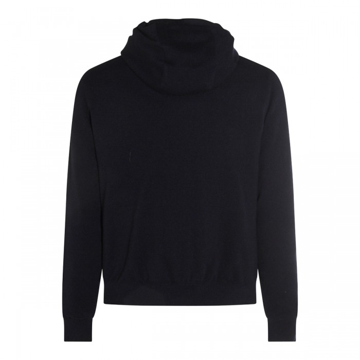 NAVY BLUE WOOL DOWN JACKET 2