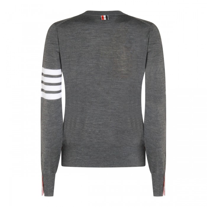 GREY WOOL KNITWEAR 2