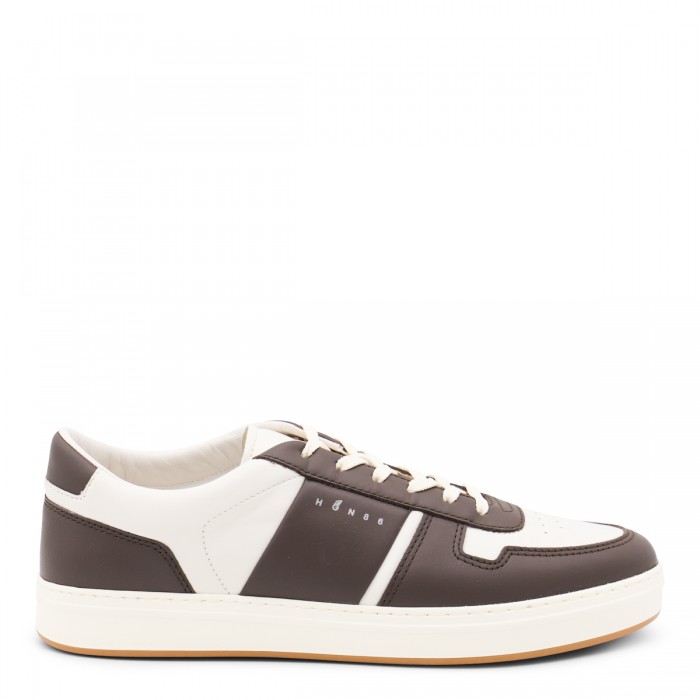 BROWN LEATHER SNEAKERS