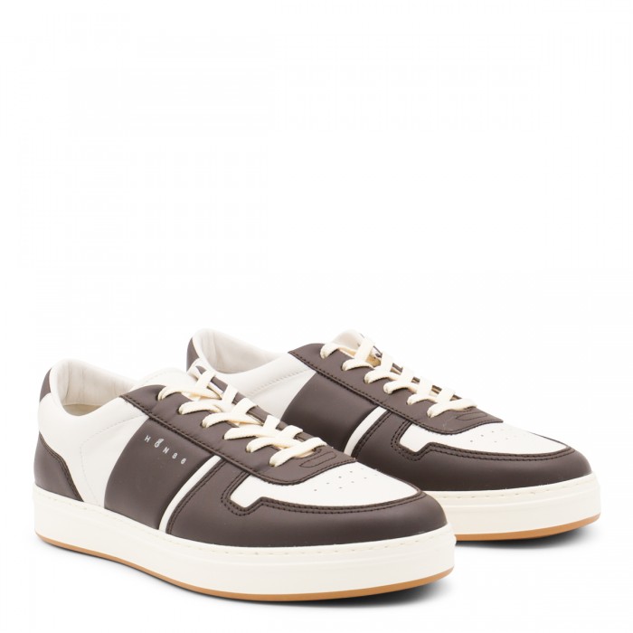BROWN LEATHER SNEAKERS 2