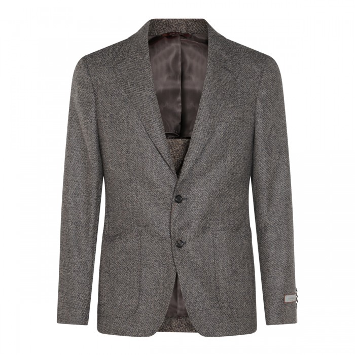 GREY WOOL BLAZER