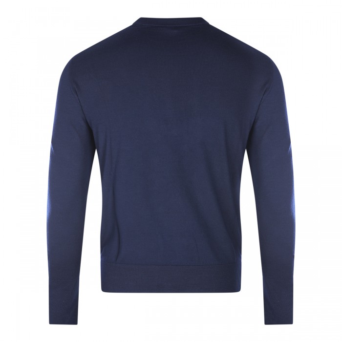 BLUE WOOL KNITWEAR 2