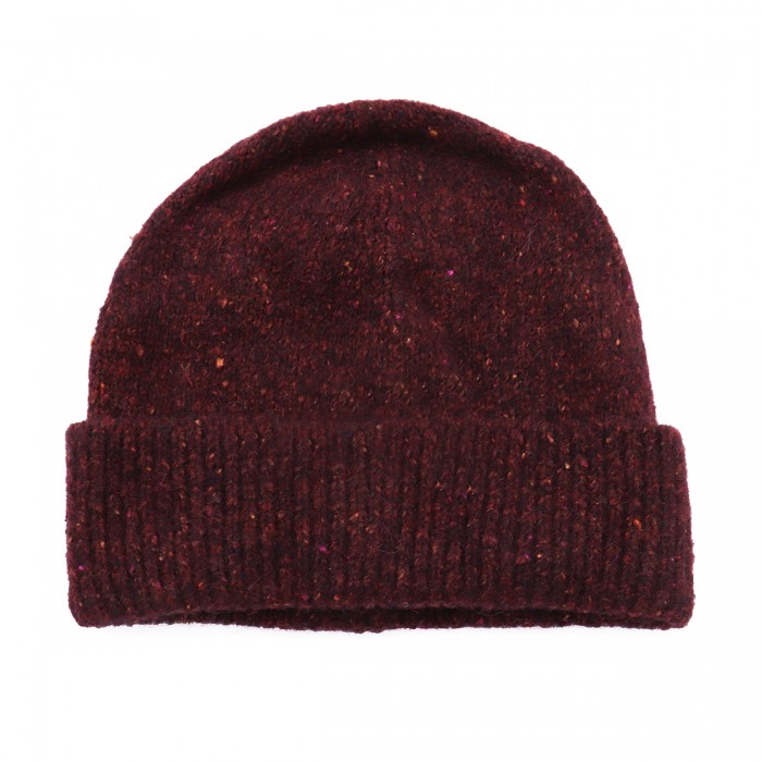 DARK RED CASHMERE HAT