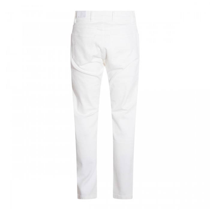 WHITE COTTON JEANS 2