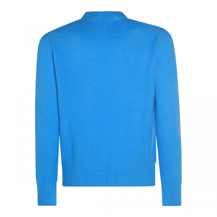 LIGHT BLUE WOOL KNITWEAR 2