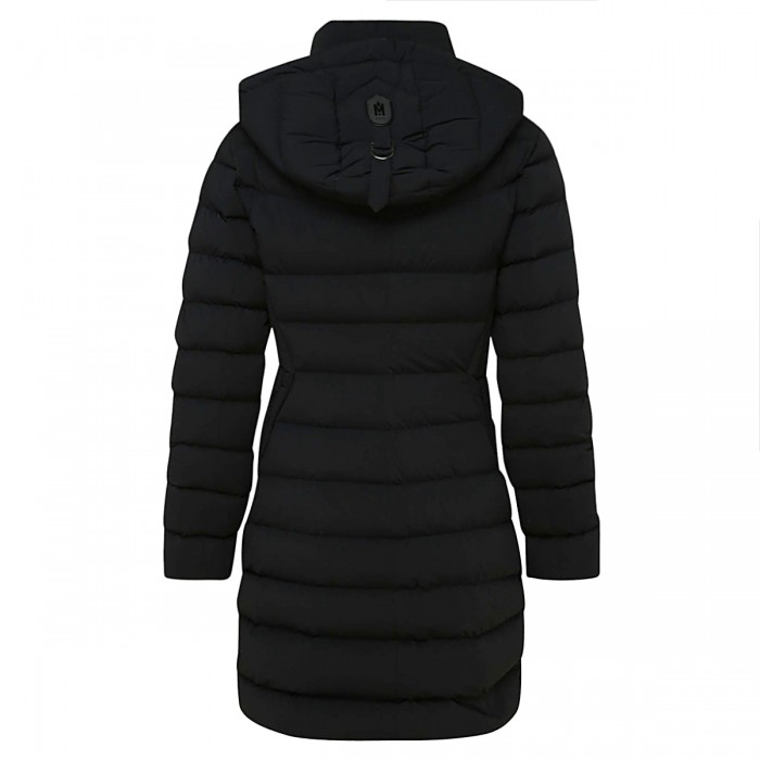 BLACK NYLON DOWN JACKET 2
